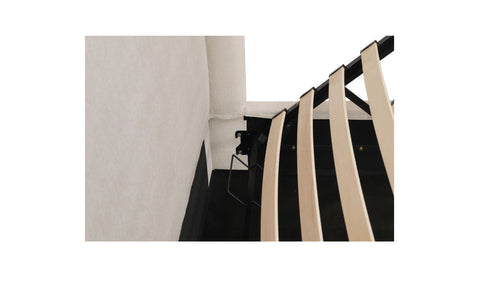 Weston King Storage Bed Cream