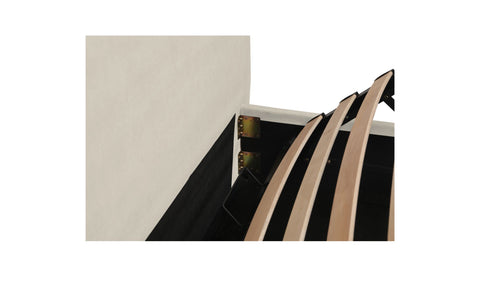 Maggie King Storage Bed Cream