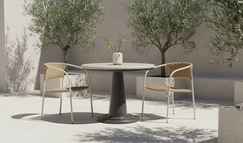 Esme Outdoor Cafe Table Cream