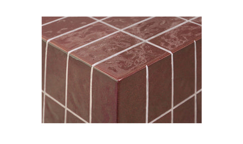 Farren Outdoor Side Table Brown