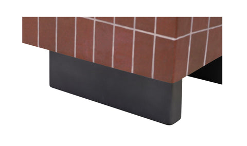 Farren Outdoor Side Table Brown