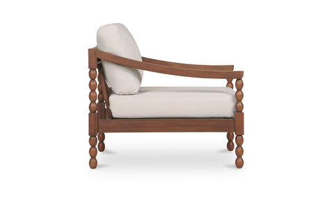 Delilah Outdoor Accent Chair Brown