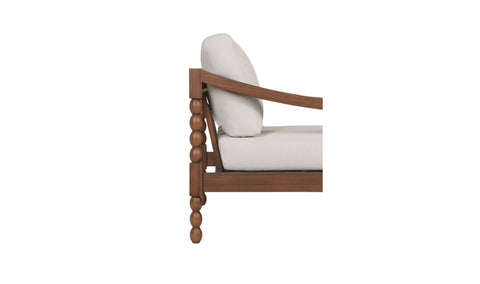 Delilah Outdoor Accent Chair Brown
