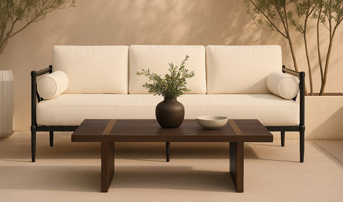 Fletcher Outdoor Coffee Table Brown