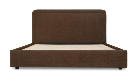 Simon Queen Storage Bed Brown