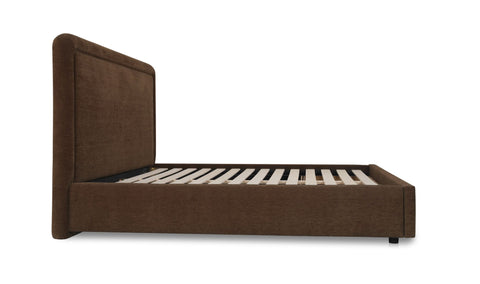 Simon Queen Storage Bed Brown