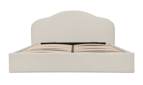 Maggie Queen Storage Bed Cream