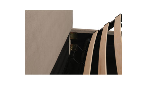 Maggie Queen Storage Bed Taupe