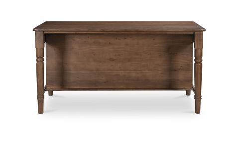 Russet Kitchen Island Brown