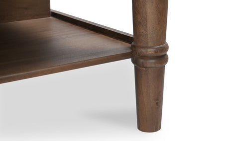 Russet Kitchen Island Brown