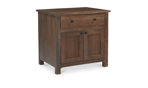 Gene Charging Nightstand Dark Brown