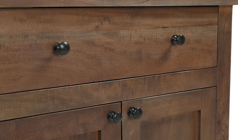 Gene Charging Nightstand Dark Brown