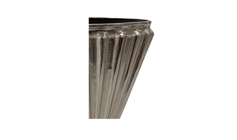 Jade Vase Aged Pewter Cast Aluminum