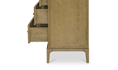 Sadie 9 Drawer Dresser Brown