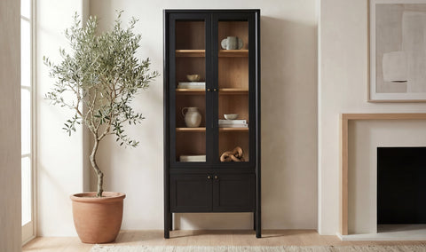 Hannah Tall Cabinet Black