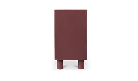 Jolene 6 Drawer Dresser Deep Red
