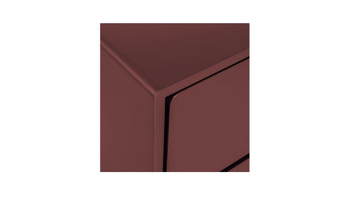 Jolene 6 Drawer Dresser Deep Red