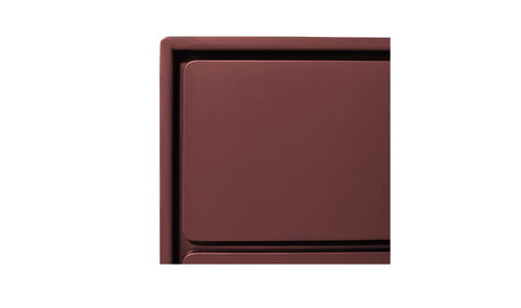 Jolene 6 Drawer Dresser Deep Red