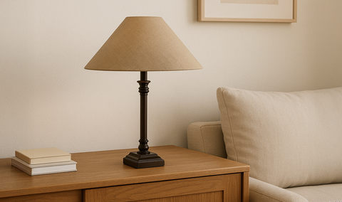 Mayfair Table Lamp Brown