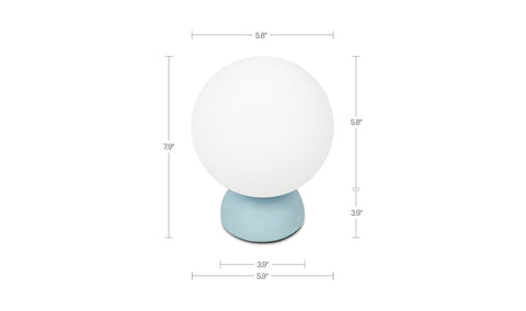 Ovi Table Lamp Light Blue