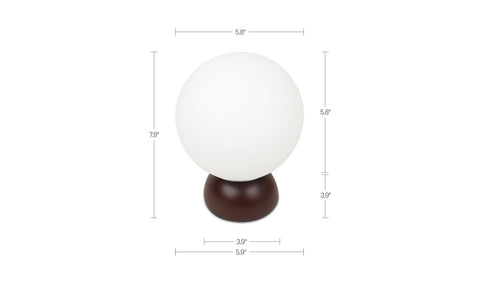 Ovi Table Lamp Deep Red