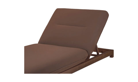 Enzo Outdoor Adjustable Lounge Chair Brown