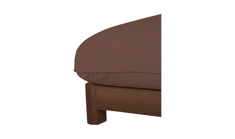 Enzo Outdoor Adjustable Lounge Chair Brown