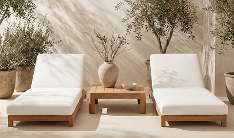 Enzo Outdoor Adjustable Lounge Chair White