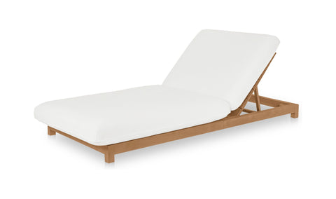 Enzo Outdoor Adjustable Lounge Chair White