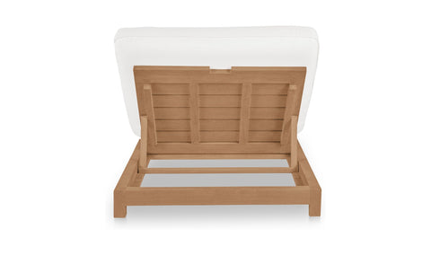 Enzo Outdoor Adjustable Lounge Chair White