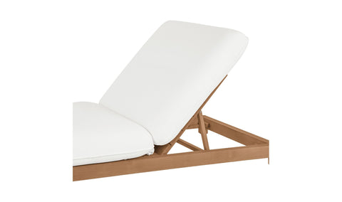 Enzo Outdoor Adjustable Lounge Chair White