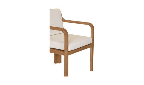 Nellie Outdoor Dining Chair White