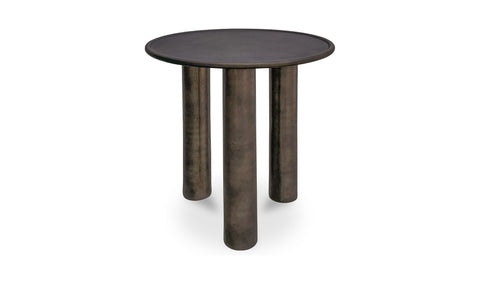 Deacon Outdoor Side Table Deep Bronze