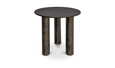 Deacon Outdoor Side Table Deep Bronze