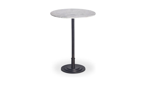 Tori Outdoor Bar Table White Marble