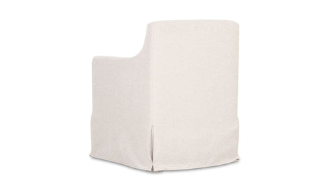 Lydia Slipcover Dining Chair Beige