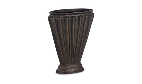 Jade Vase Antique Brass Cast Aluminum