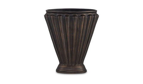 Jade Vase Antique Brass Cast Aluminum