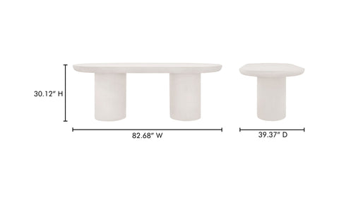 Rocca Dining Table Cream