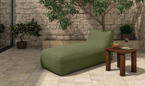 Lirio Outdoor Chaise Green