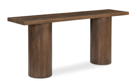 Hadley Console Table Warm Brown
