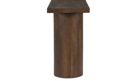 Hadley Console Table Warm Brown