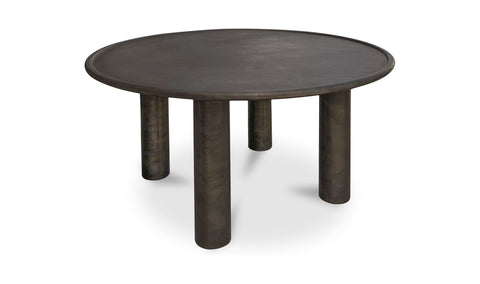 Deacon Outdoor Dining Table Deep Bronze