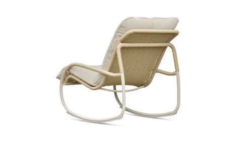 Lyra Outdoor Rocking Chair Beige