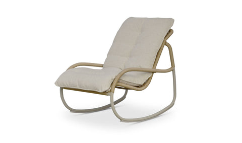 Lyra Outdoor Rocking Chair Beige