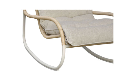Lyra Outdoor Rocking Chair Beige