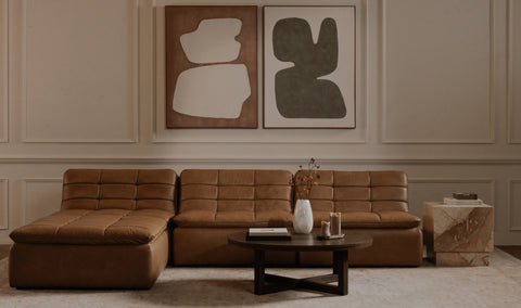 Layla Side Table Breccia Marble