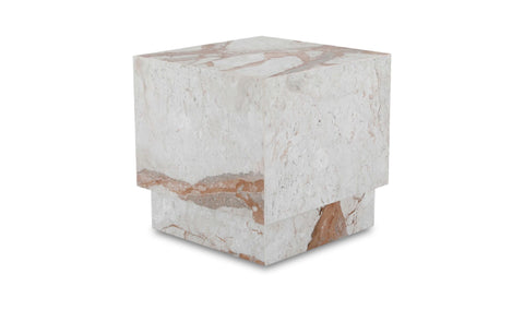 Layla Side Table Breccia Marble