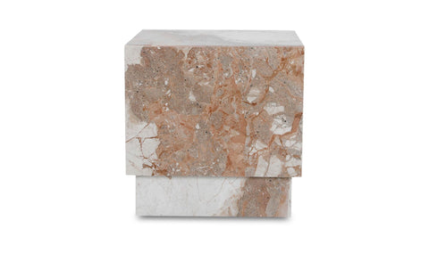 Layla Side Table Breccia Marble