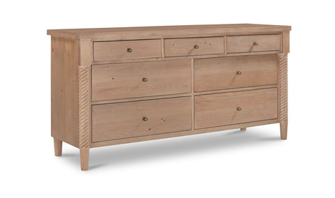 Joni 7 Drawer Dresser Natural